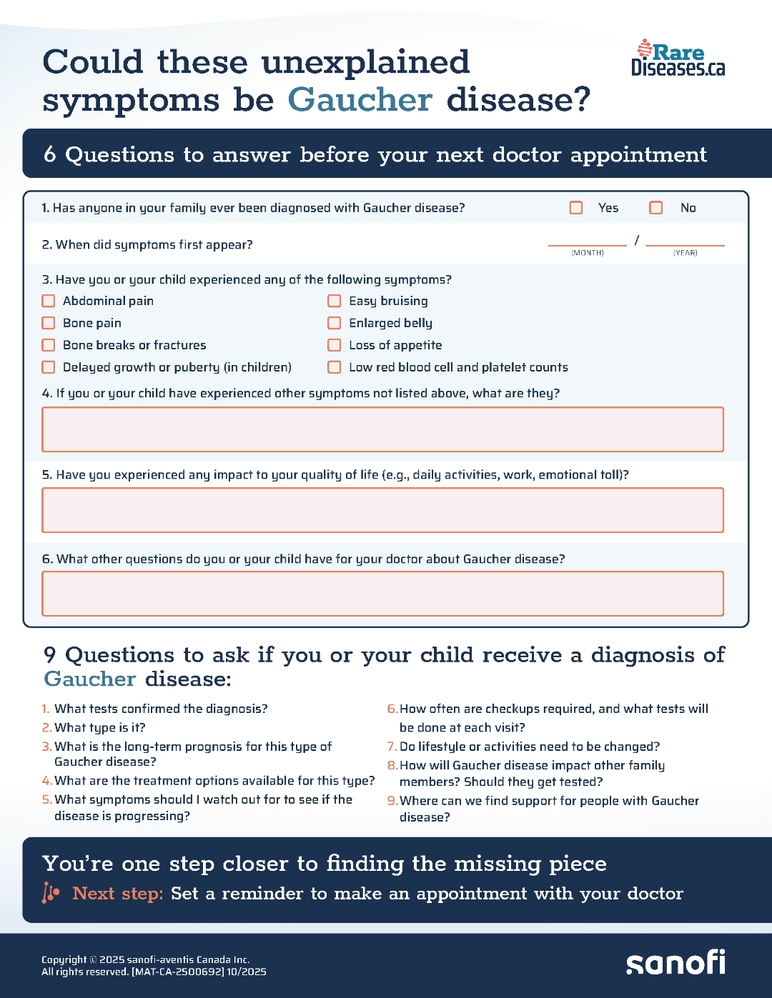 Preview of the Rare Diseases Discussion Guide
